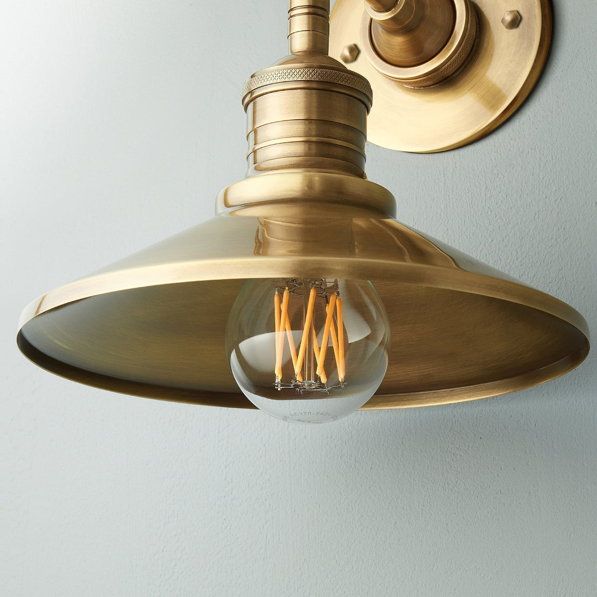 Mugokun Brass Indoor Wall Lamp
