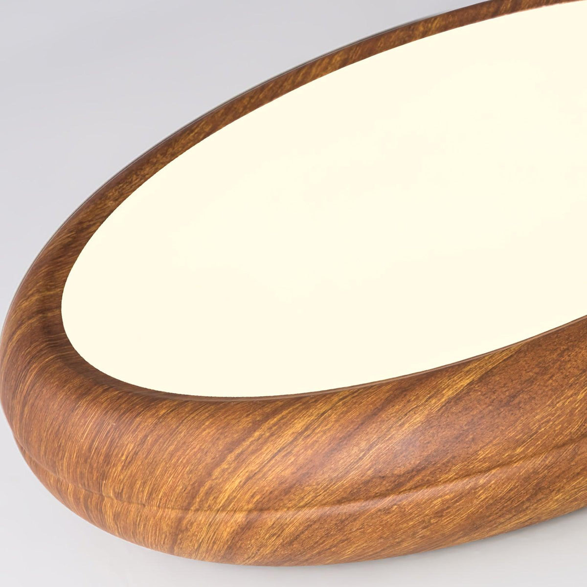 Gigenek Wood Grain Round Ceiling Light