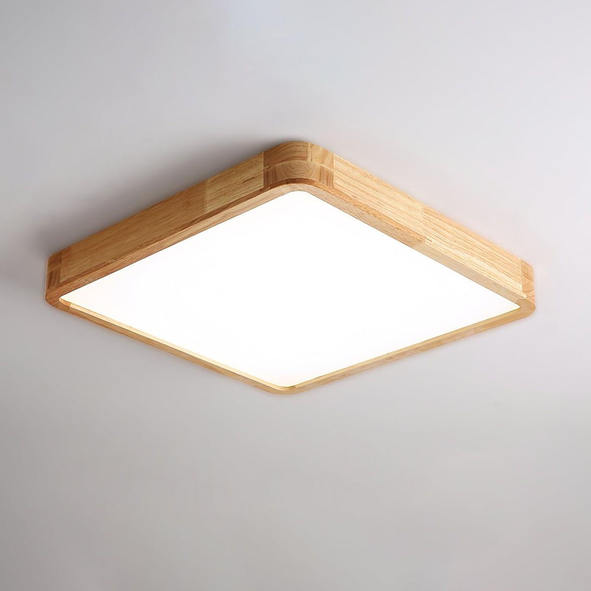 Delebom Wooden Geometric Ceiling Light