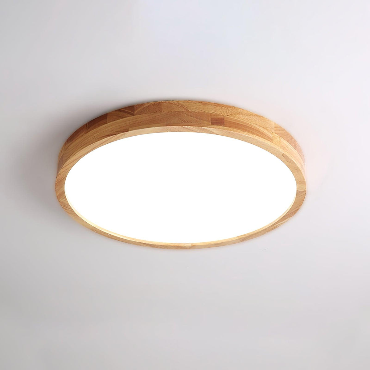 Edenford Wooden Geometric Flush Mount Ceiling Light