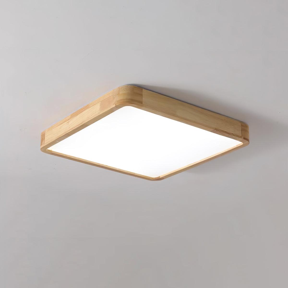 Delebom Wooden Geometric Ceiling Light