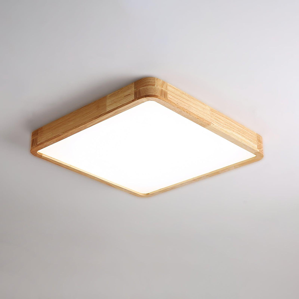 Delebom Wooden Geometric Ceiling Light