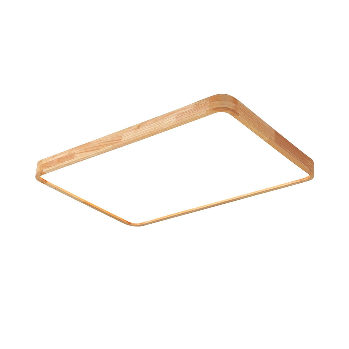 Edenford Wooden Geometric Flush Mount Ceiling Light
