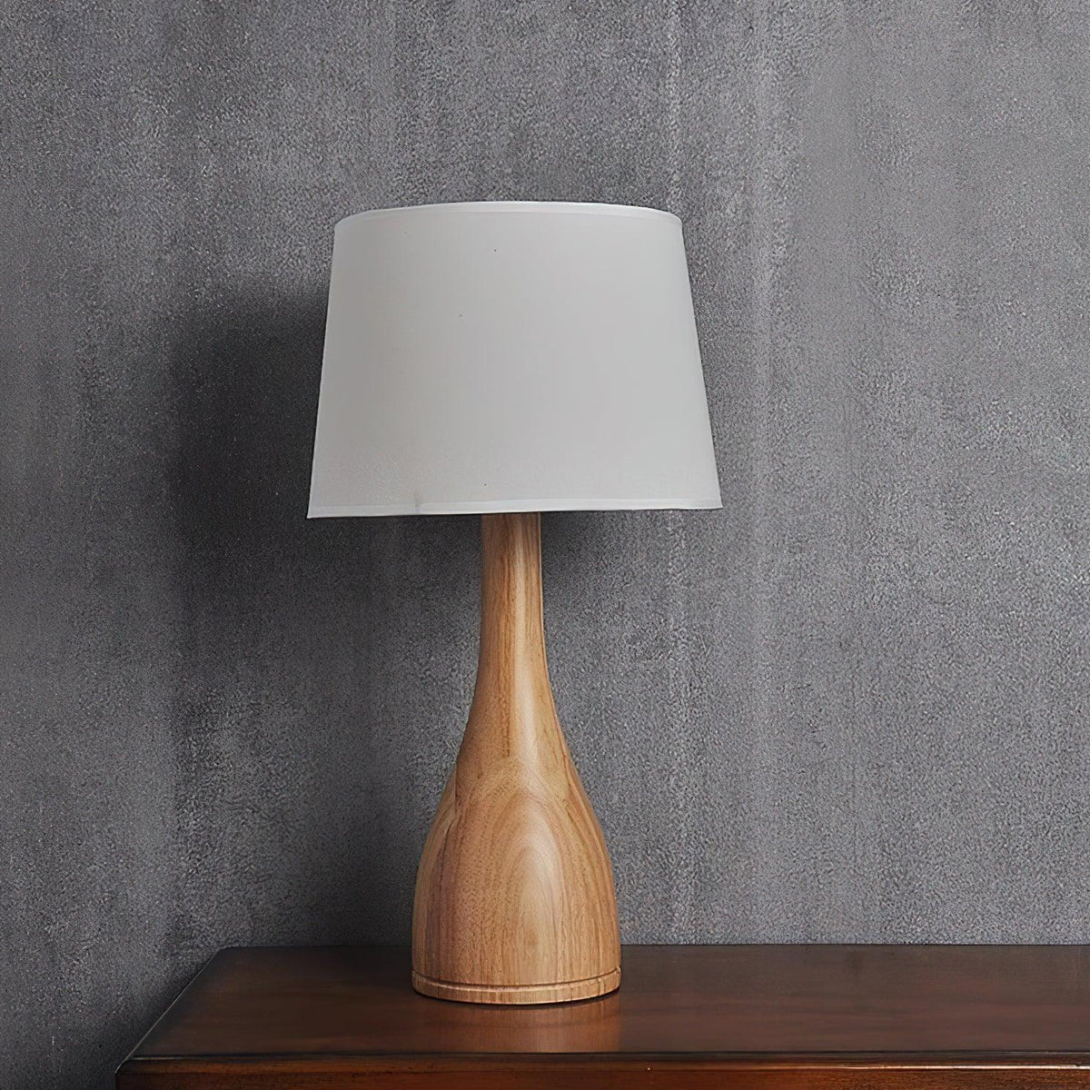 Aldalina Drift Wooden Vase Table Lamp