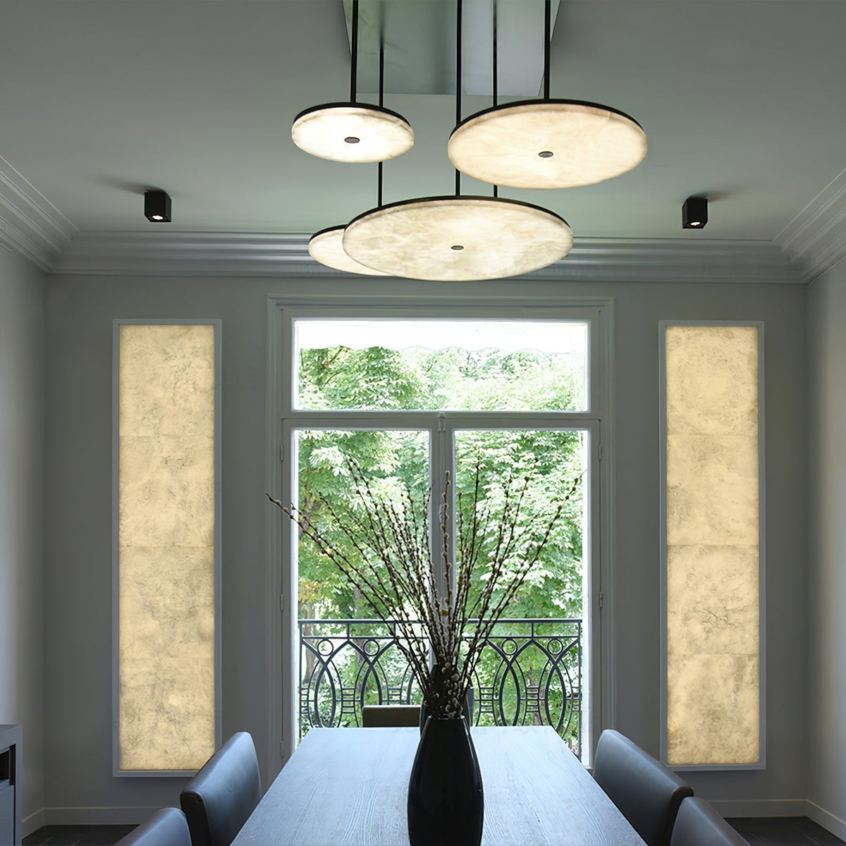 Avenivette Alabaster Pendant Light