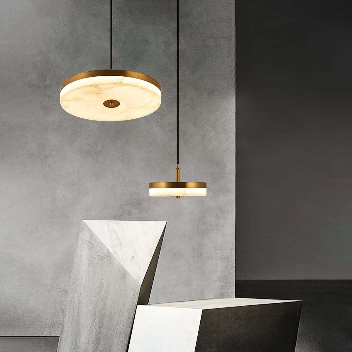 Avenivette Alabaster Pendant Light