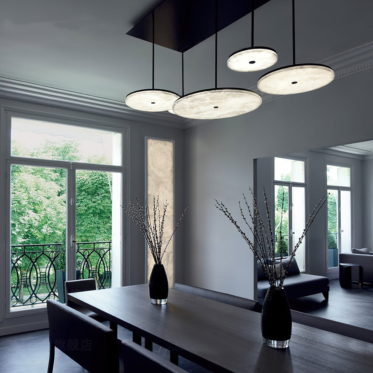 Avenivette Alabaster Pendant Light