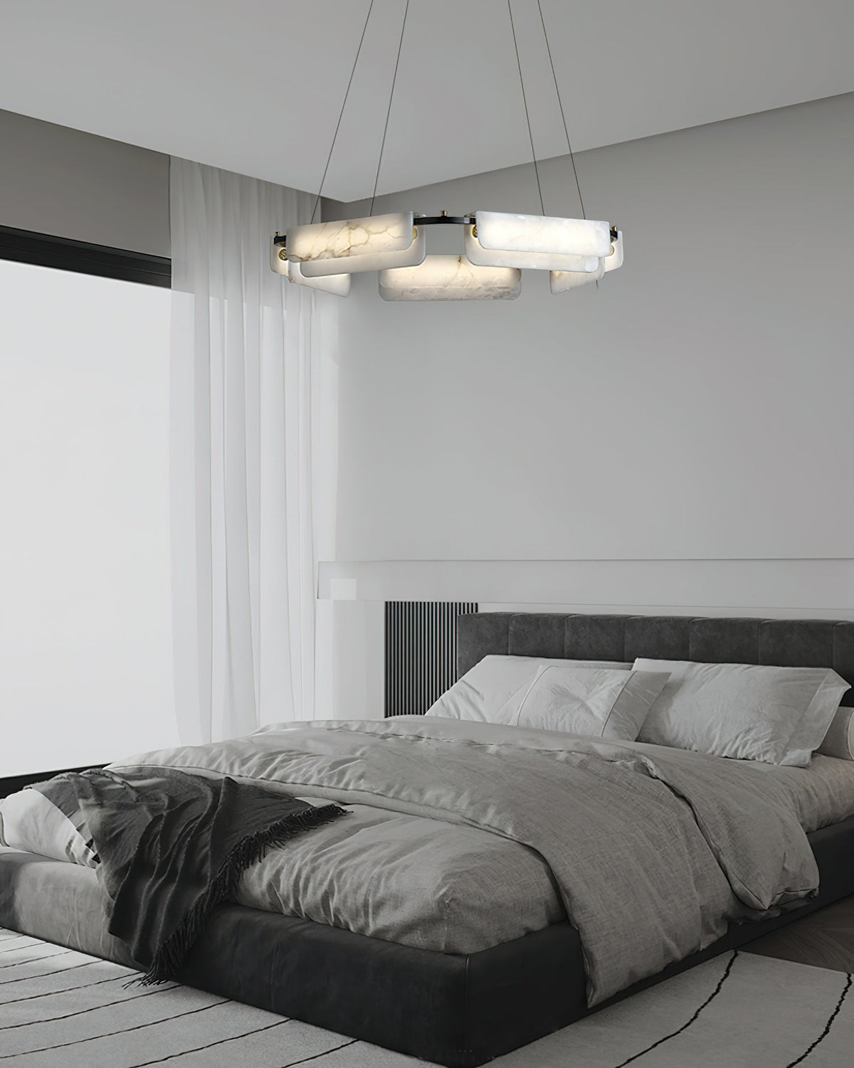Eiruine Postmodern Luxury Alabaster Chandelier