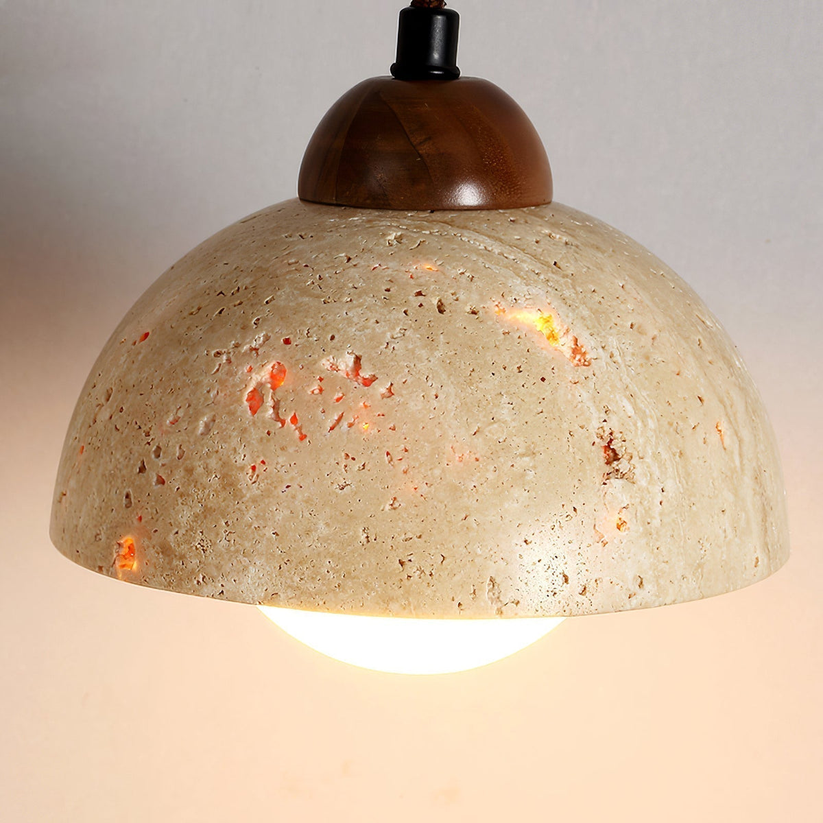 Seroaya Travertine Pendant Light Six Style
