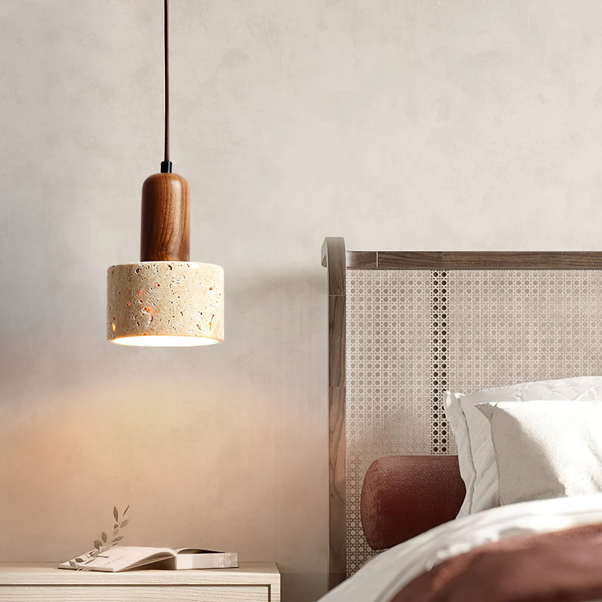 Seroaya Travertine Pendant Light Six Style