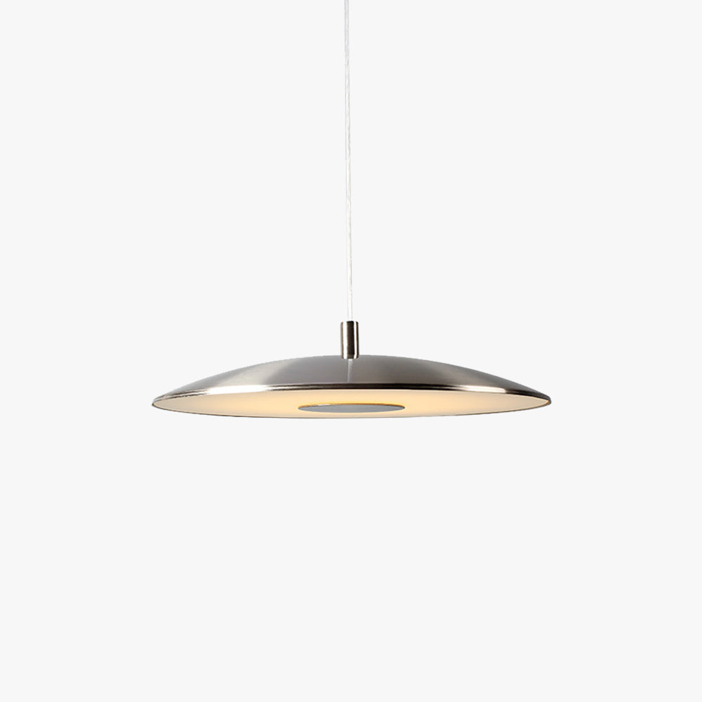 Votalome kitchen Pendant Light White& Nickel Post Modern