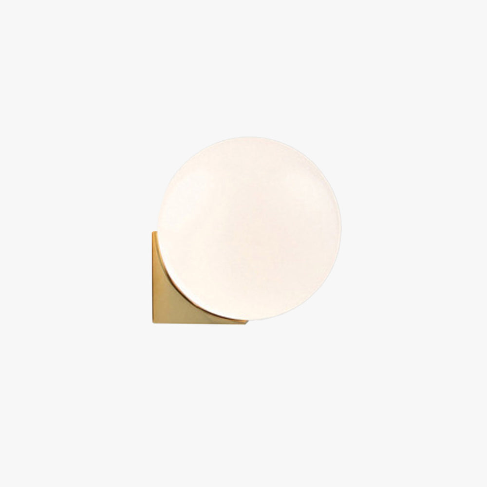Gotanero Indoor Wall Lamp Glass Brass&White Living Room Bedroom