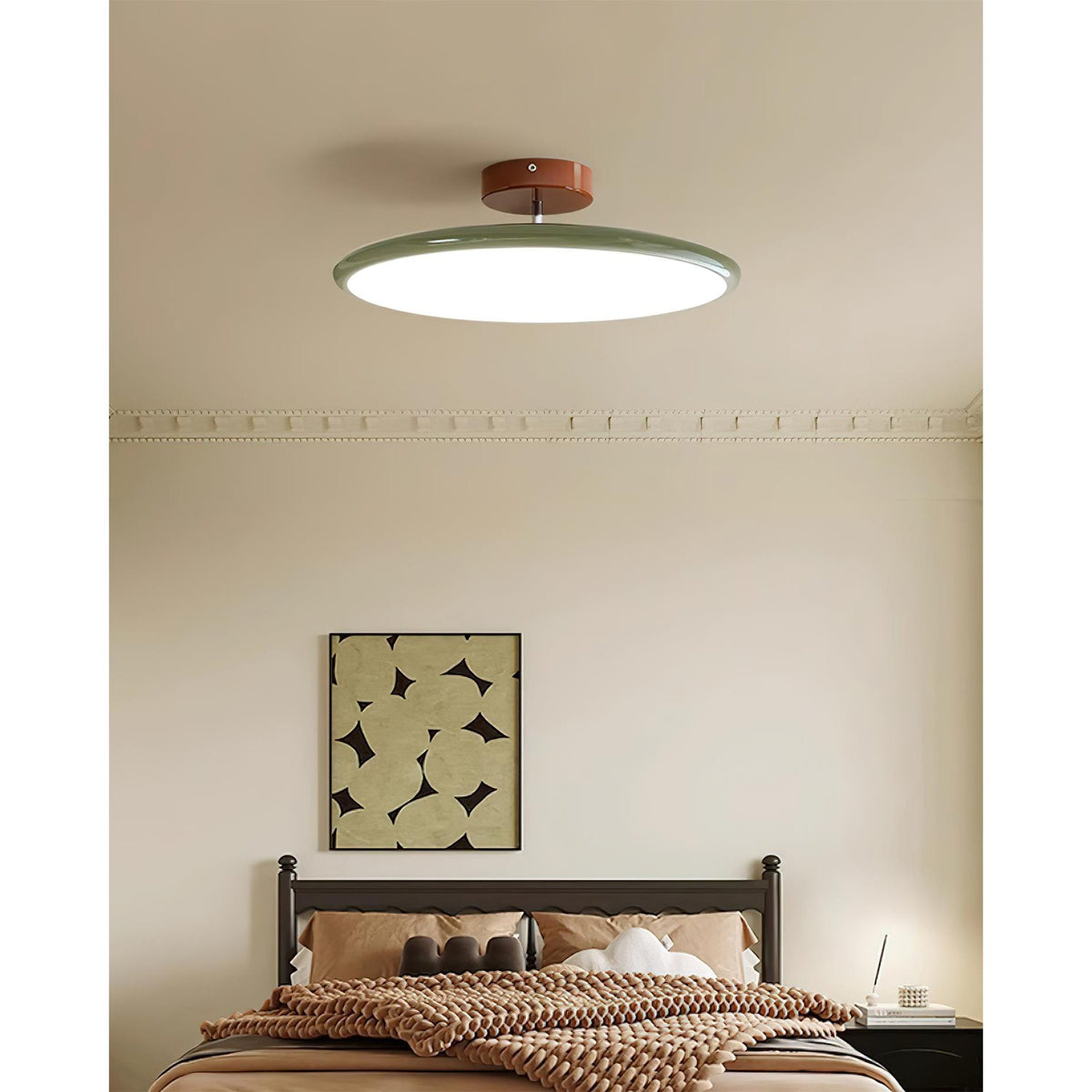 Ciranian Green Ceiling Lamp