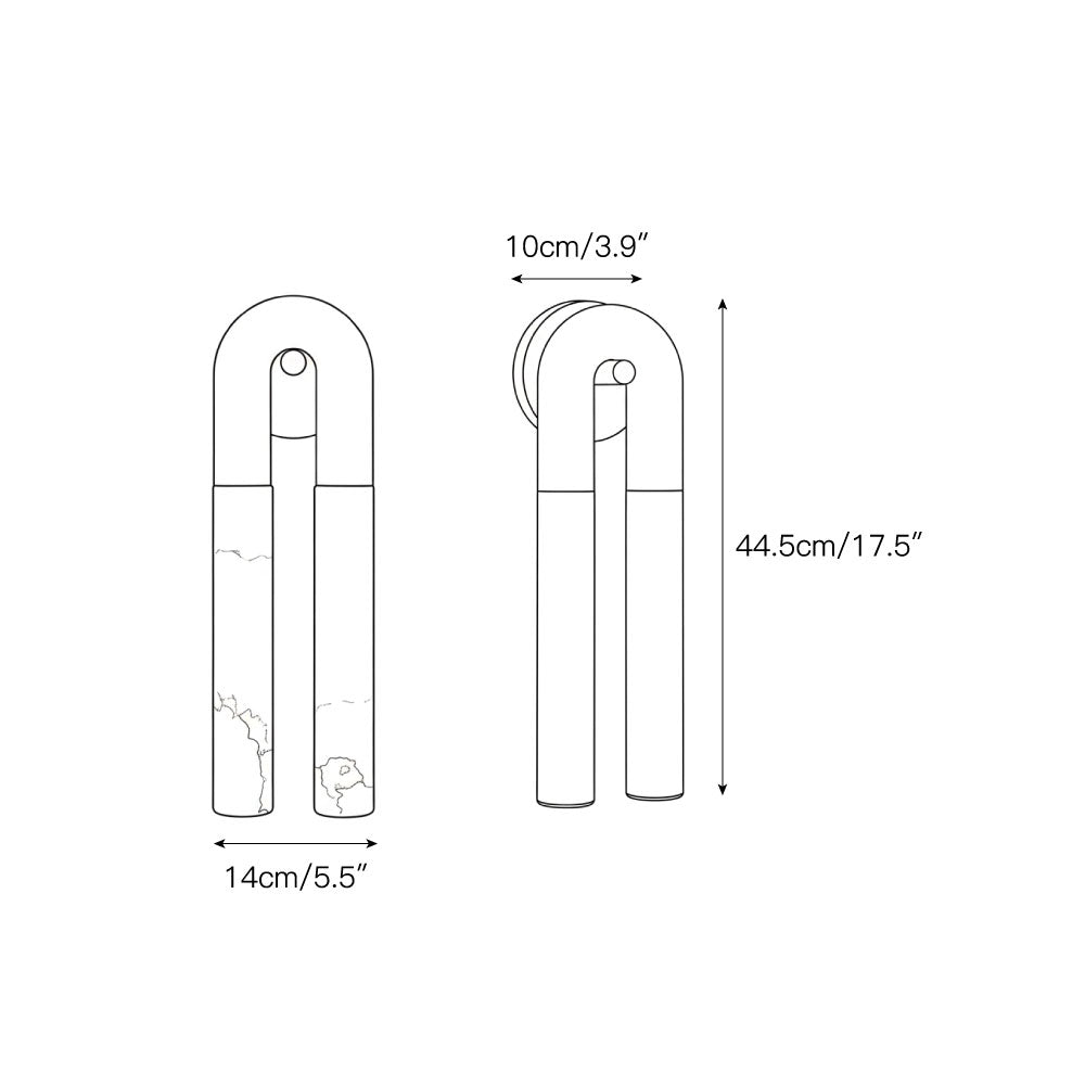 Zeme Alabaster Wall Sconce