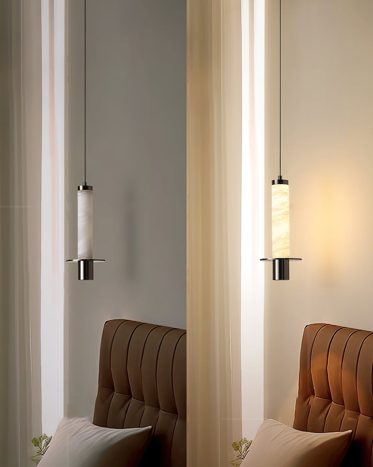 Zigrina Alabaster Pendant Light