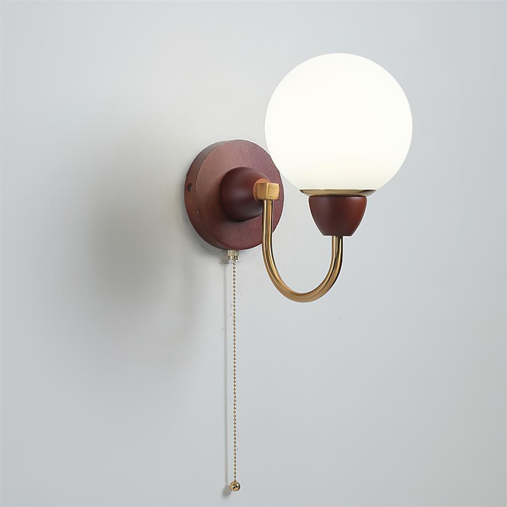 Rinielia Wooden Wall Lamp