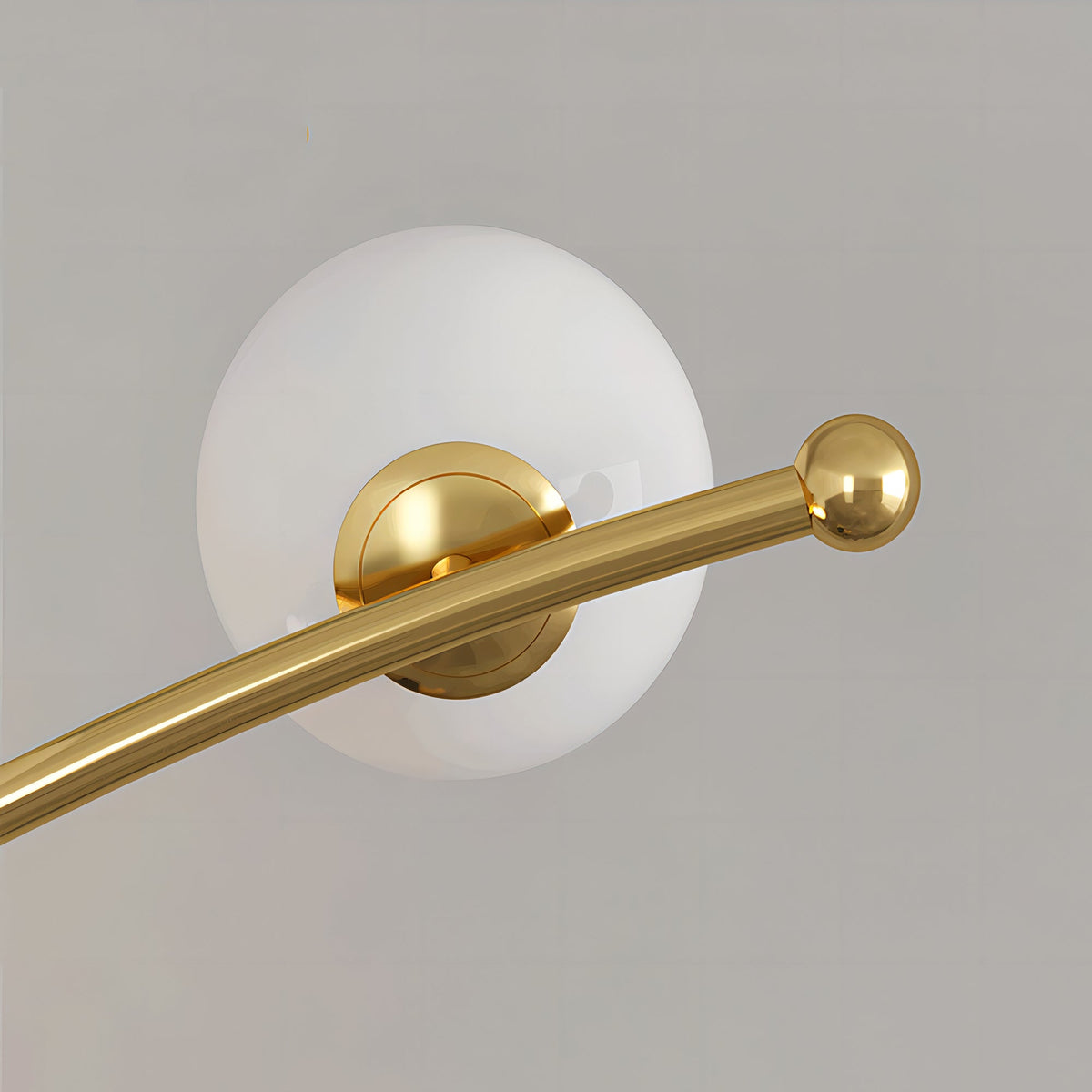 Zubivul Modern Arc Multi Head Bubble Floor Lamp Black/Gold