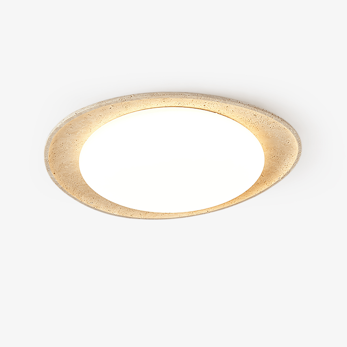 Cunorarae Organic Travertine Ceiling Light