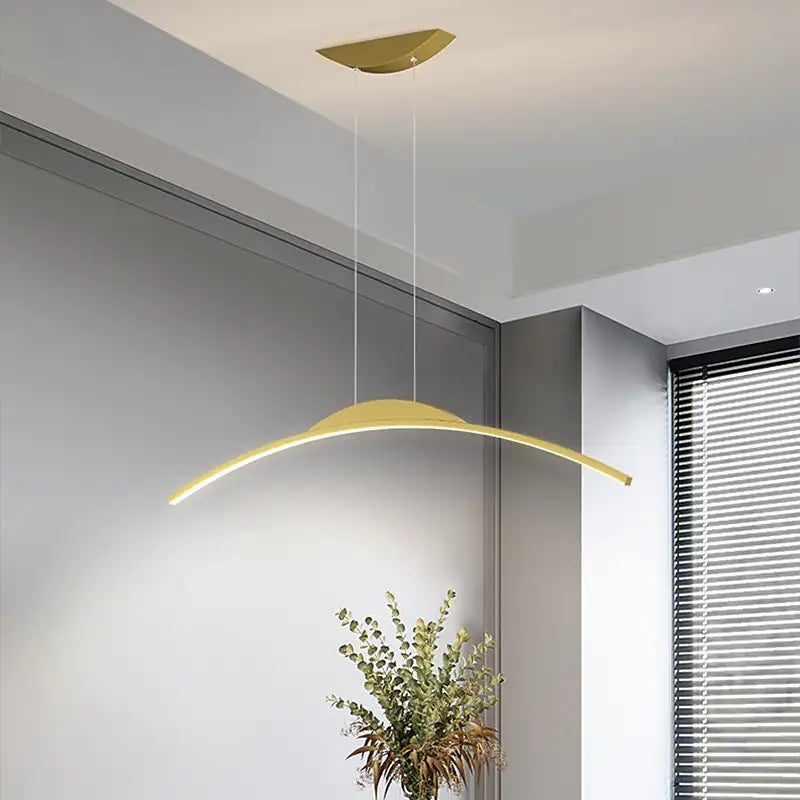 Xeli Minimalist Linear Remote Control Pendant Light-Relic Pieces
