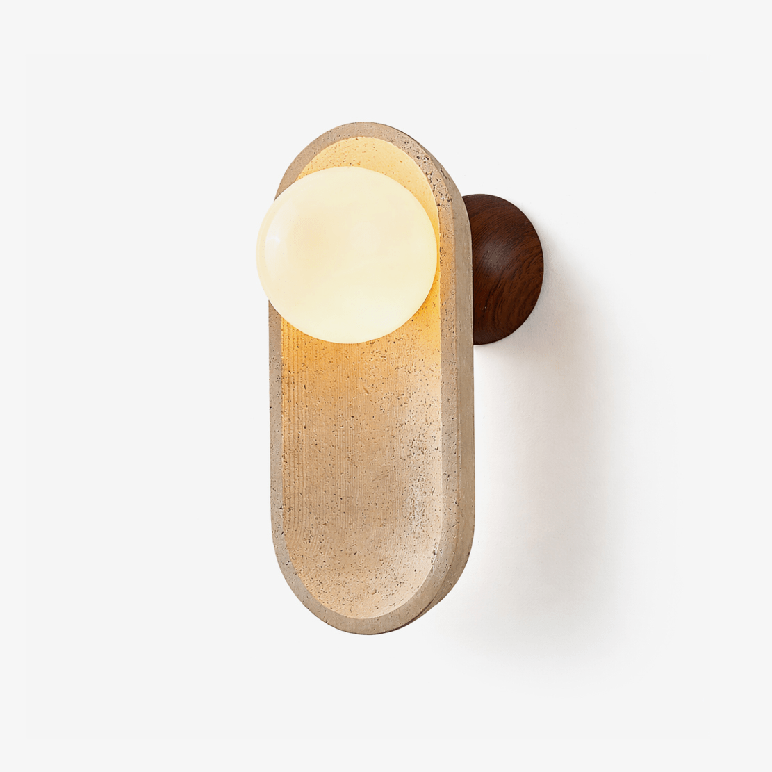 Tavoielle Arch Travertine Wall Lamp