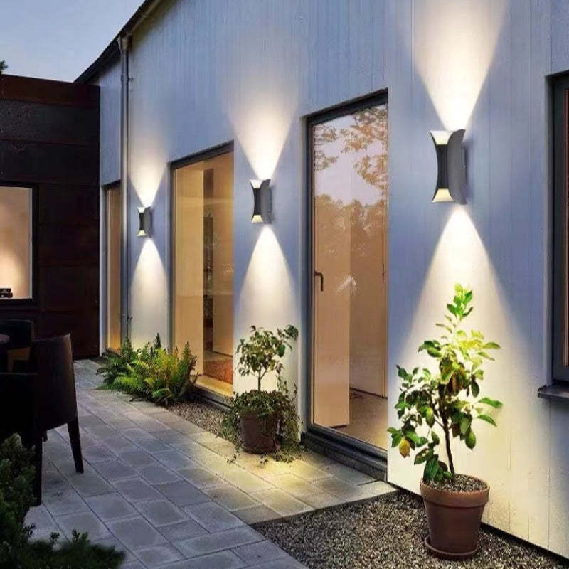 Calyxor Wall Lamp Curved Outdoor Wall Mounted LED-Relic Pieces