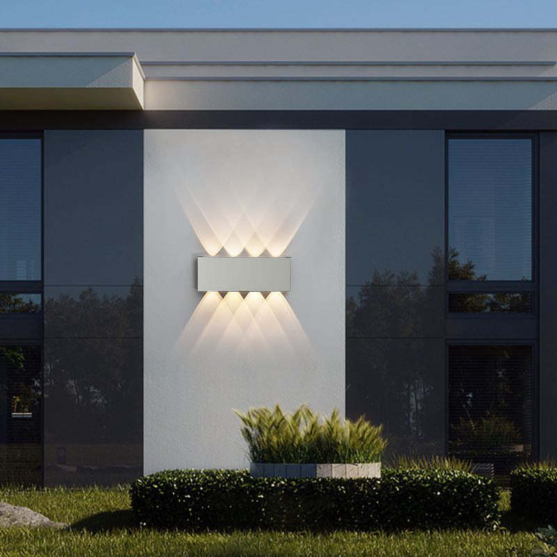 Nirex Wall Lamp Modern Rectangular Outdoor Water-wave-Relic Pieces