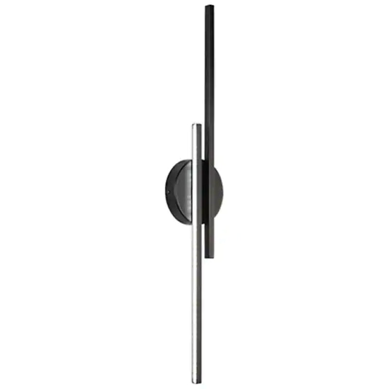 Noviq Modern Nordic Disc/Linear LED Wall Lamp, Black/White-Relic Pieces
