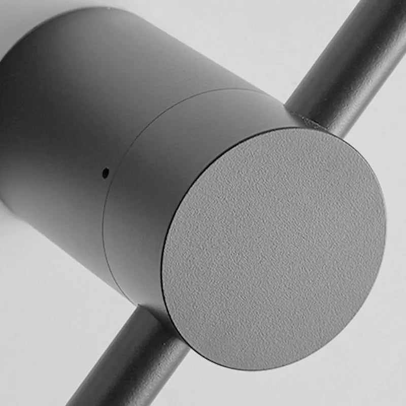 Ravel Minimalist Rotatable Linear Indoor Wall Lamp, Black-Relic Pieces
