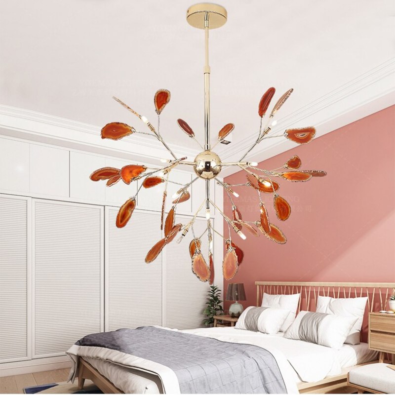 Sesodar Flower Branch Semi-flush Mount Ceiling Light, 4 Colour