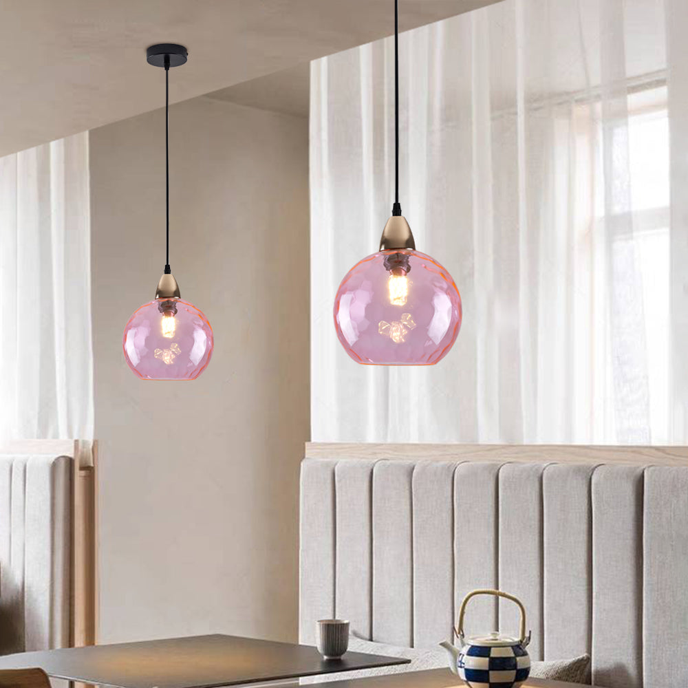 Avo Ripple Glass Pendant Lights-Relic Pieces