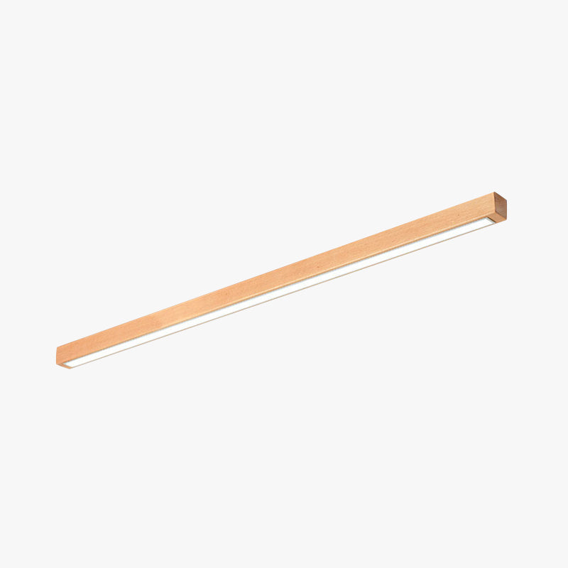 Tatokil Linear Slim Ceiling Light, Wood
