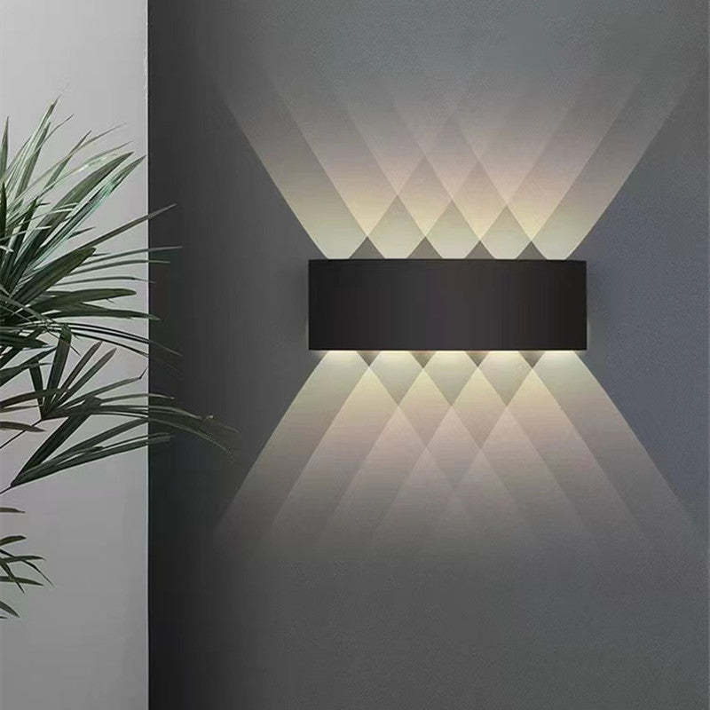 Nirex Wall Lamp Modern Rectangular Outdoor Water-wave-Relic Pieces