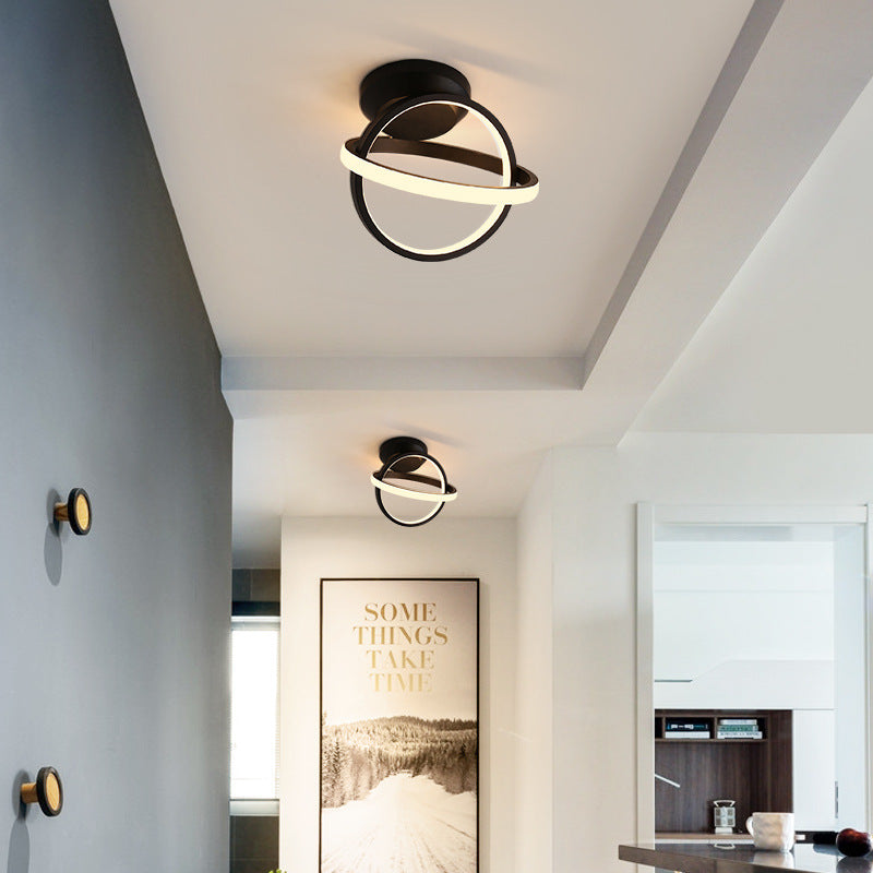 Dolakit Modern Globe Ceiling Lamp LED Corridor Decorative Lamp