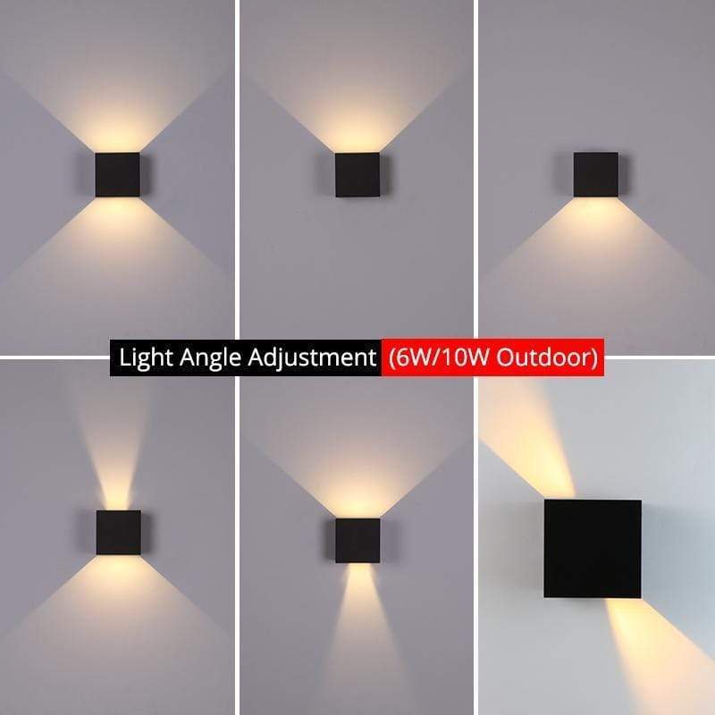 Eronil Modern Adjustable Square Outdoor Wall Lamp LED-Relic Pieces