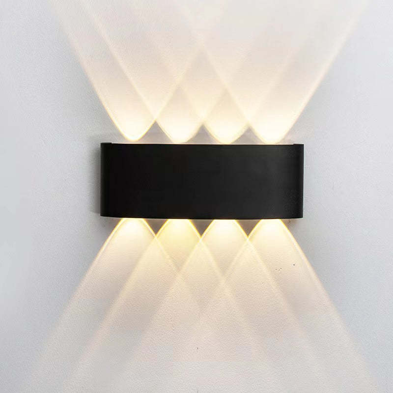 Nirex Wall Lamp Modern Rectangular Outdoor Water-wave-Relic Pieces