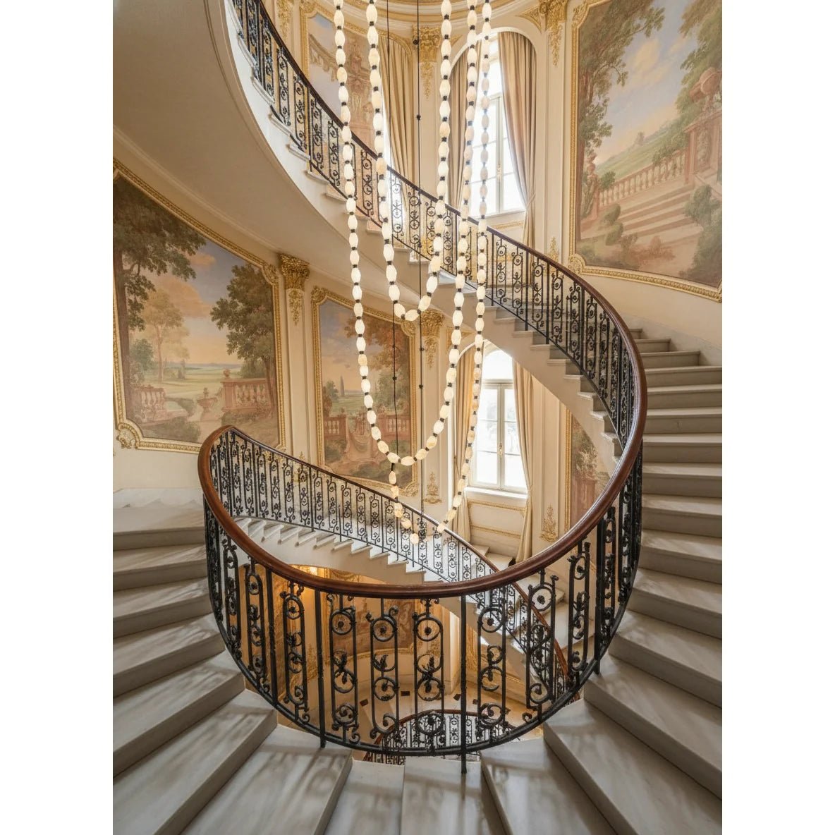 Rivière Crystal Garland Chandelier