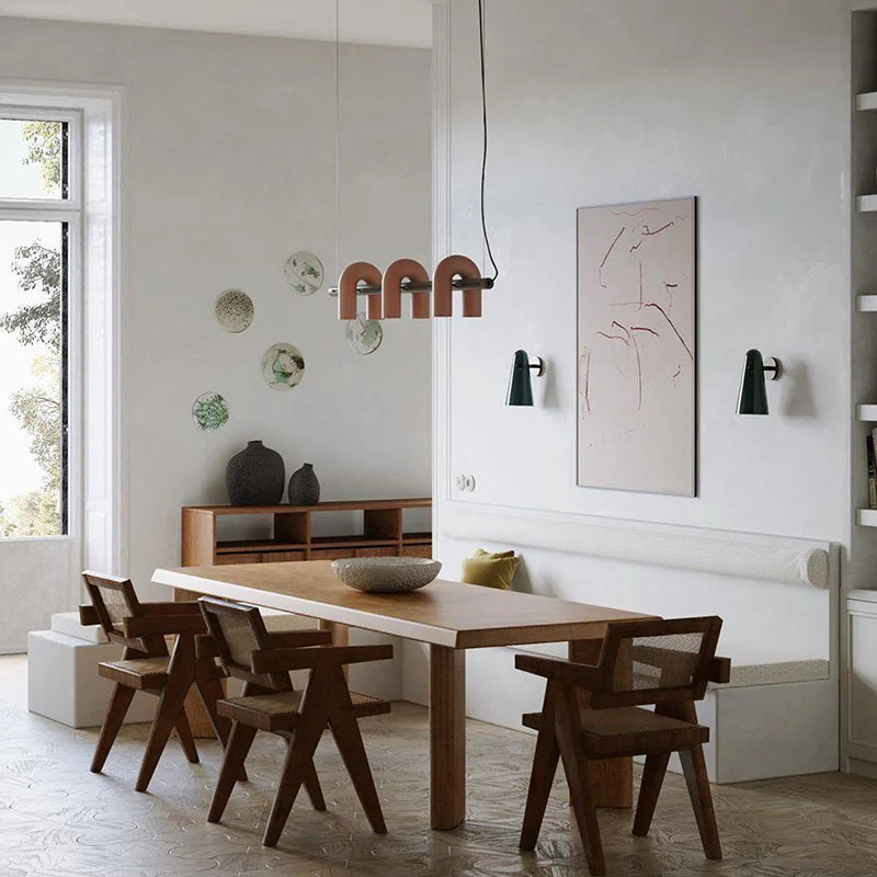 Gikumem Modern Pendant Light Linear With 3 U-Shaped Light