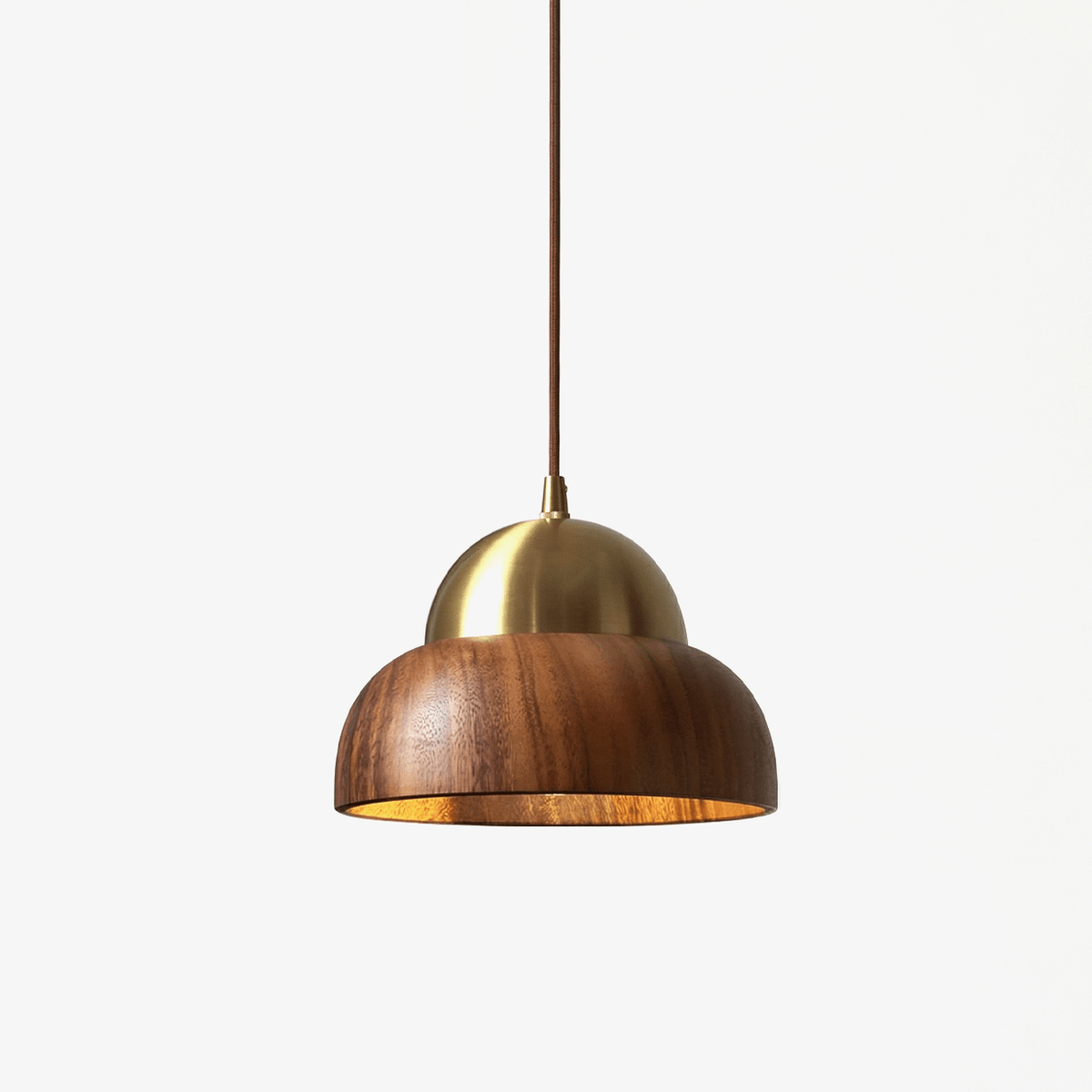 Velmory Wood Dome Pendant Lamp