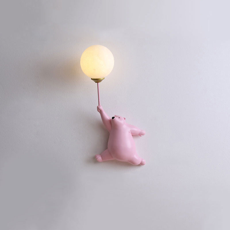 Dio Bear Balloon Wall Reading Lamp-Relic Pieces