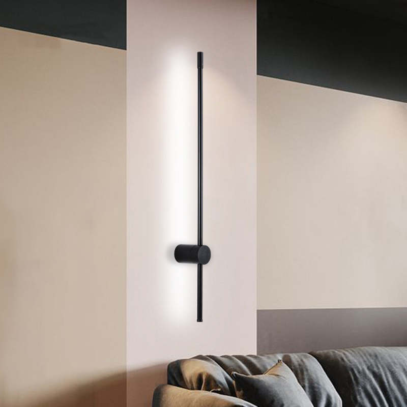 Genukot Modern Minimalist LED Wall Reading Lamp, Black