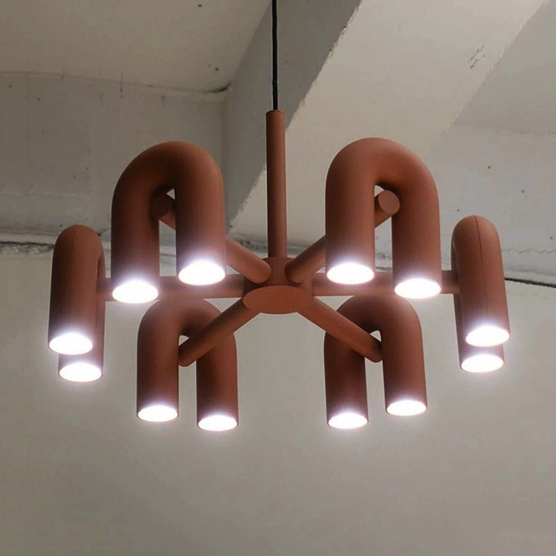 Tosakar Modern Pendant Light Linear with 3 U-Shaped Light