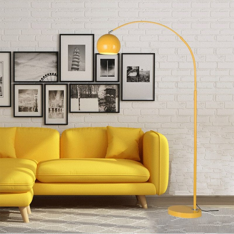 Bosadil Macaron Modern Fishing Arc Floor Lamp