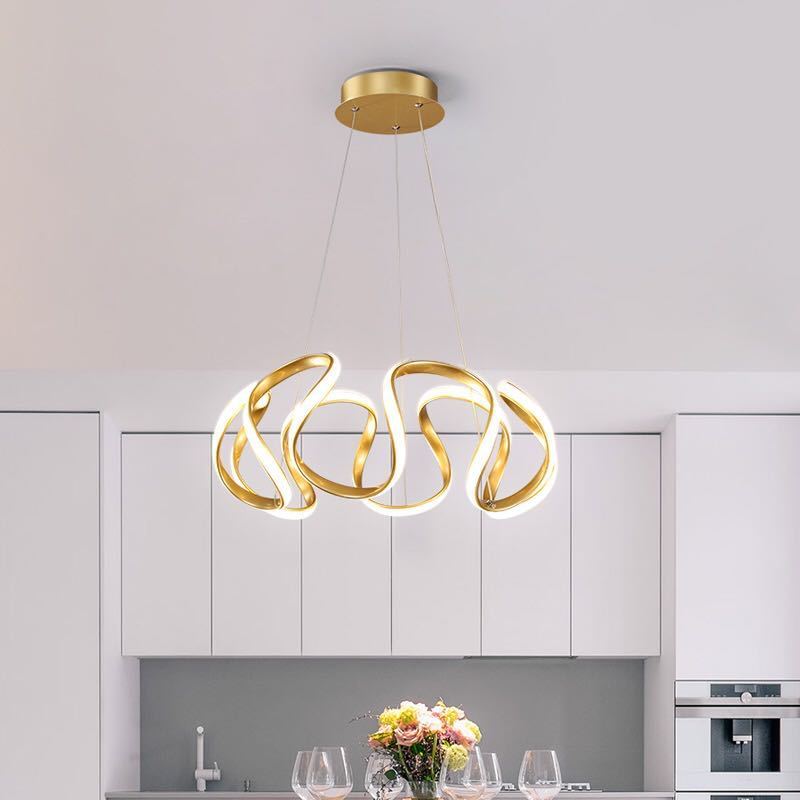 Evren Modern Irregular Flower Pendant Light, 3 Colors-Relic Pieces