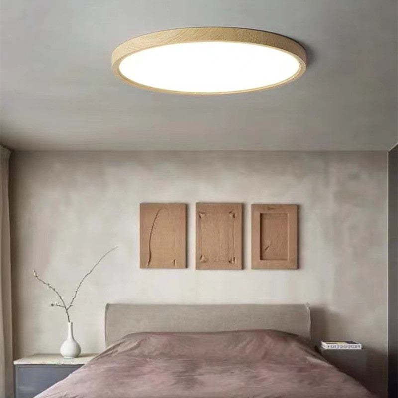 Orvix Ceiling Light Wood LED Minimalist-Relic Pieces