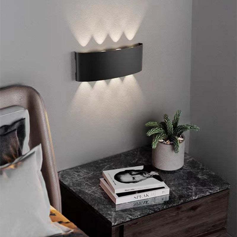Nirex Wall Lamp Modern Rectangular Outdoor Water-wave-Relic Pieces