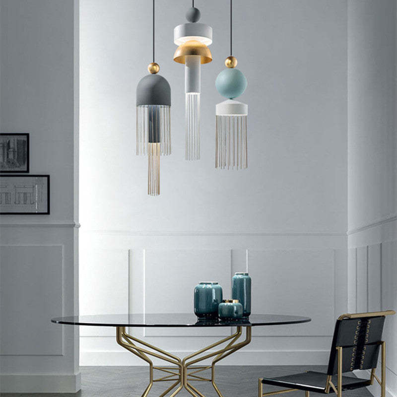 Devesun Modern Tassel Metal Pendant Light