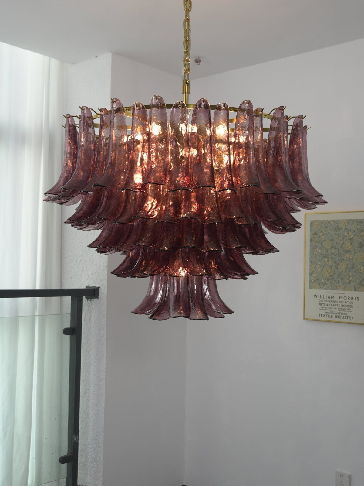 Amethyst Bloom Chandelier