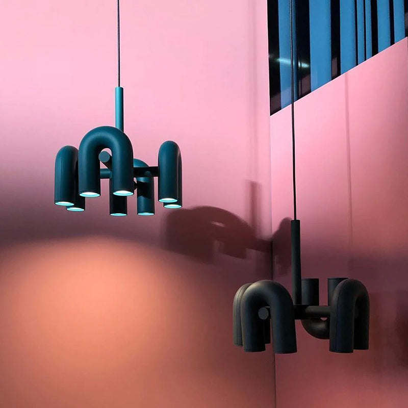 Tosakar Modern Pendant Light Linear with 3 U-Shaped Light