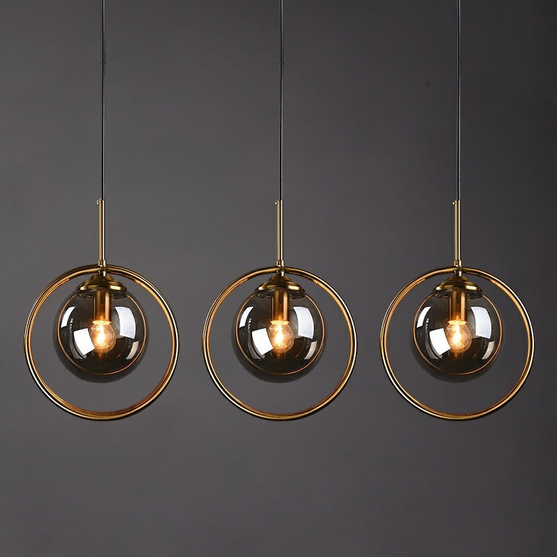 Neo Glass Pendant Light with a Ring-Relic Pieces