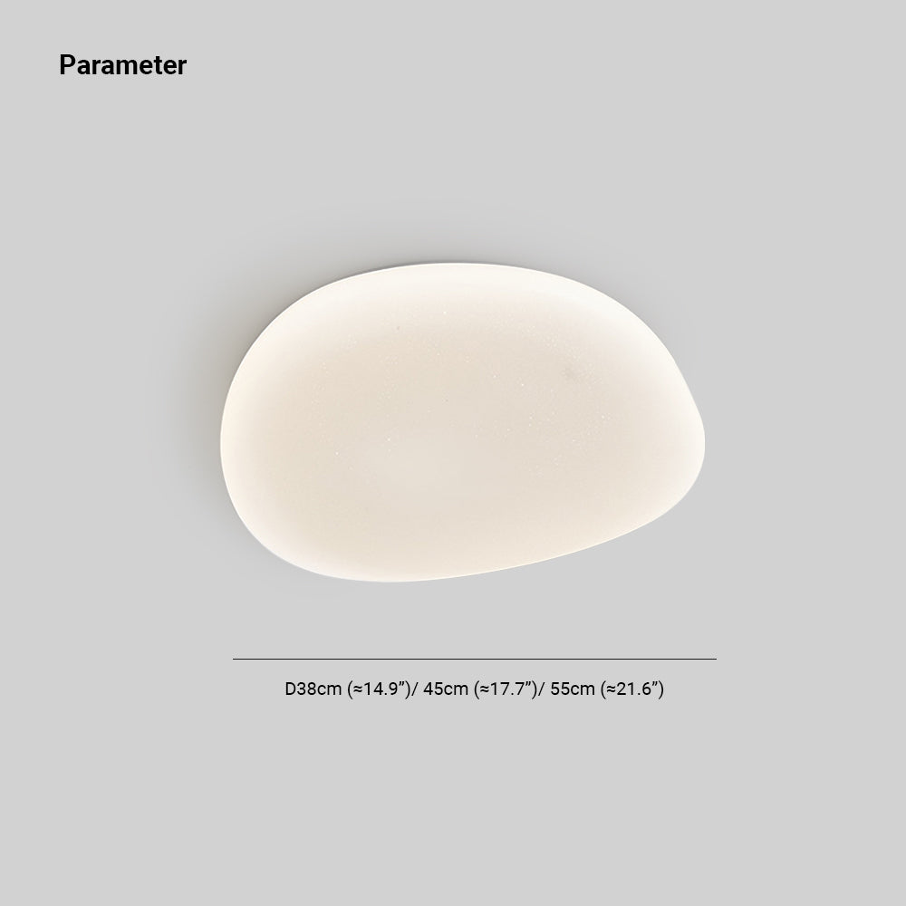 Raviq Flush Mount Ceiling Light, Pebbles Shape-Relic Pieces
